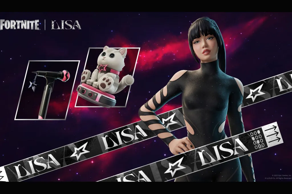 BLACKPINK's LISA Reveals 'Love Letter' to Her Cat in 'Fortnite' Collab