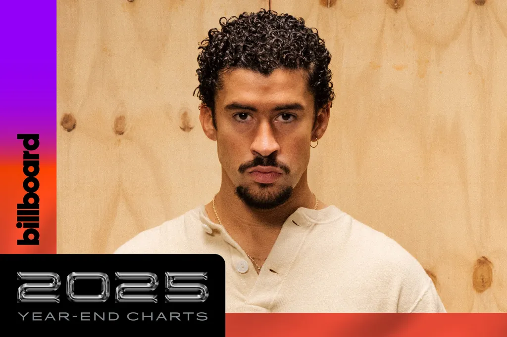 Bad Bunny Controls 2025 Billboard Latin Year-End Chart Top 10s