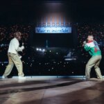 Bad Bunny, J Balvin Reconcile at Final Show of Debi Tirar Mas Fotos Tour
