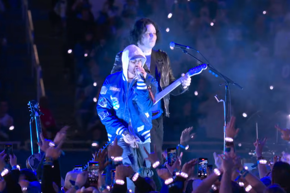 Eminem Makes Surprise Appearance During Jack White’s Thanksgiving Day Halftime Show