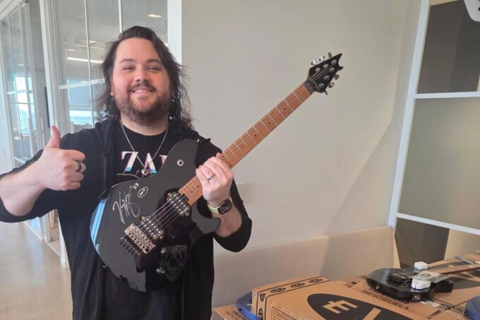 Enter to Win a Signed Wolfgang Van Halen Mammoth Guitar