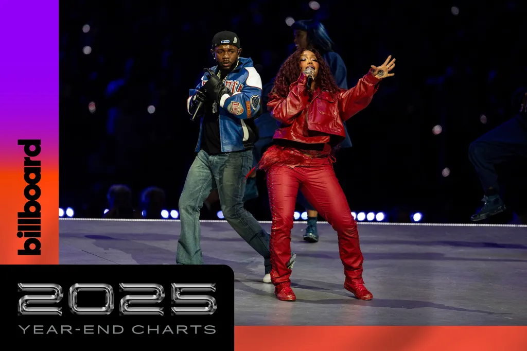 Kendrick Lamar & SZA Lead R&B/Hip-Hop Year-End 2025 Charts Top 10s