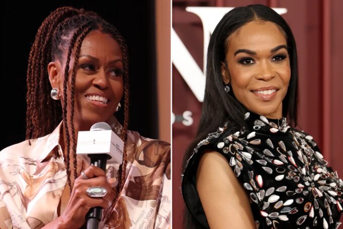 Michelle Obama & Michelle Williams Attend Brandy & Monica's Tour