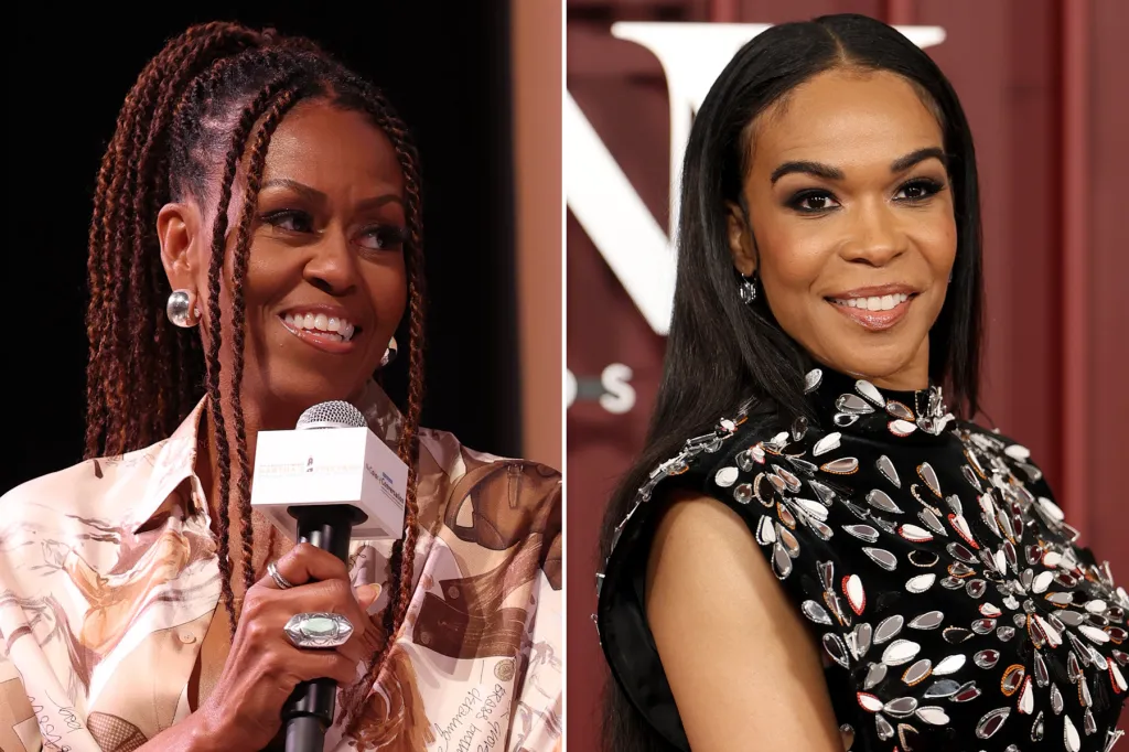 Michelle Obama & Michelle Williams Attend Brandy & Monica's Tour