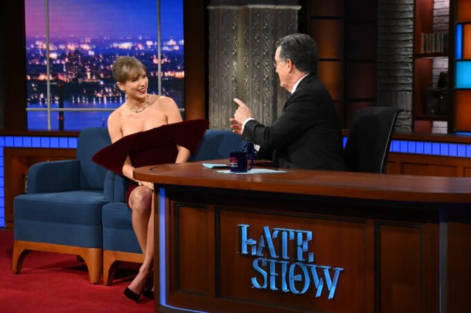 Taylor Swift Asked to Name Her Five Favorite TayTay Songs on ‘Colbert’