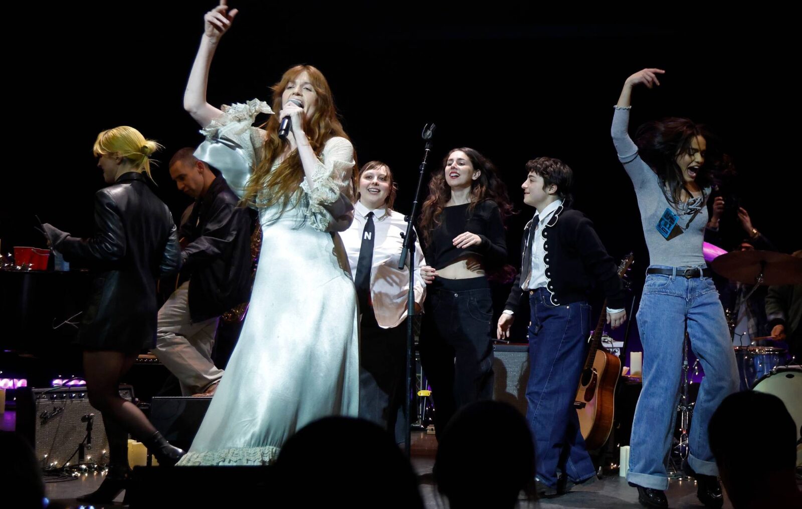 Watch Hayley Williams and Rachel Zegler join Florence Welch at Jack Antonoff’s New York Ally Coalition Talent Show