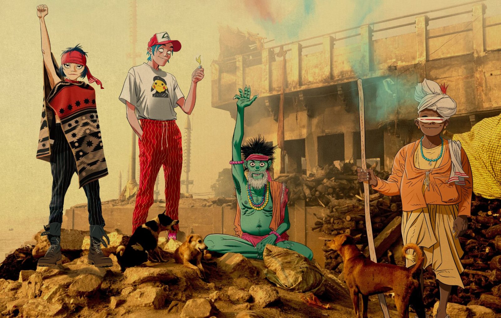 Gorillaz share two companion tracks, ‘The Hardest Thing’ and 'Orange County', featuring Bizarrap, Kara Jackson and Anoushka Shankar