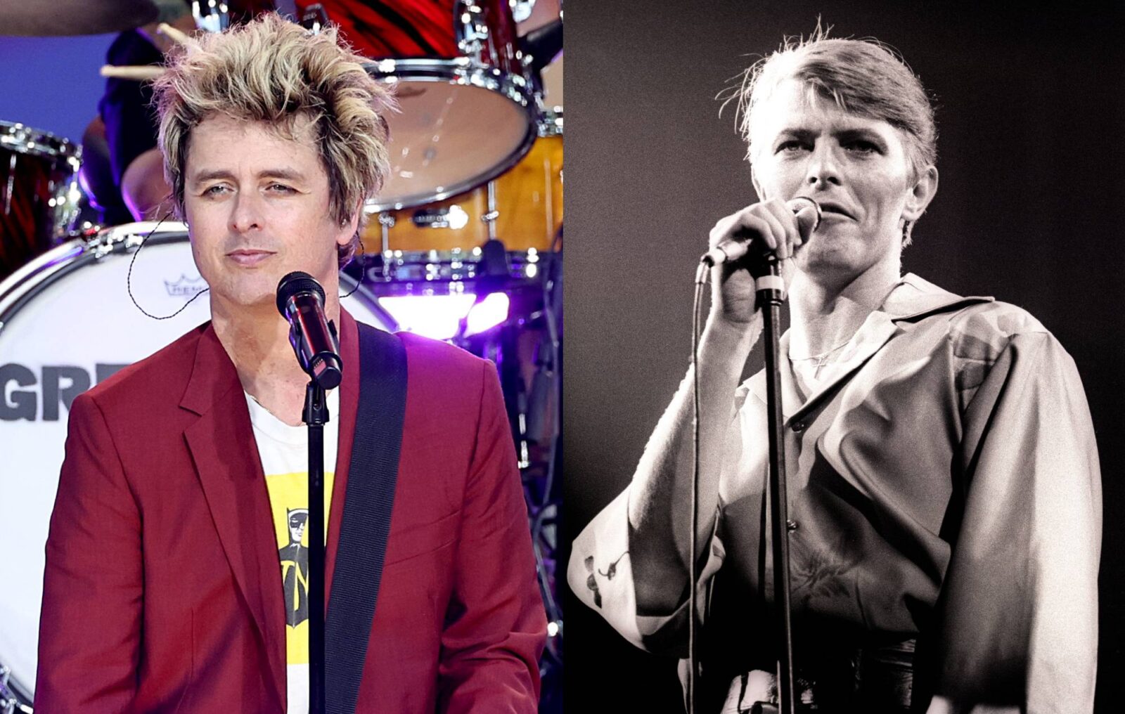 Listen to Green Day's Billie Joe Armstrong and son Jakob's faithful new cover of David Bowie's 'Heroes'