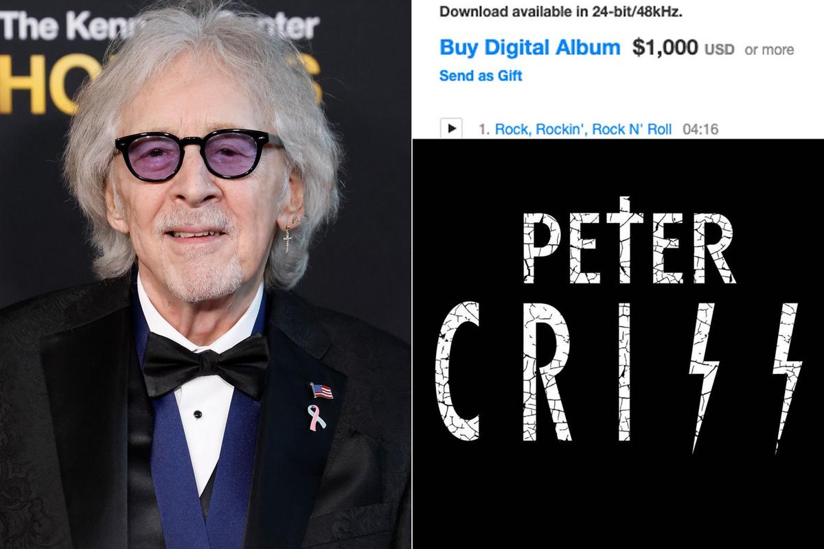 Peter Criss Was Selling Downloads of His New Album for $1,000