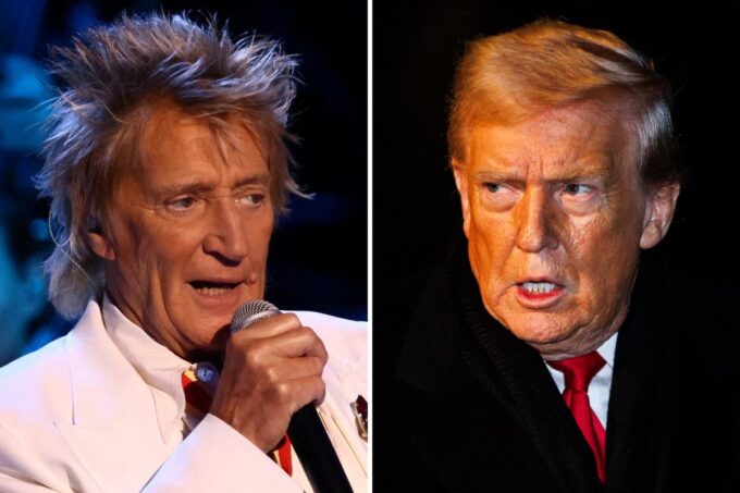 Rod Stewart Slams 'Draft Dodger' Trump for Insulting NATO Troops