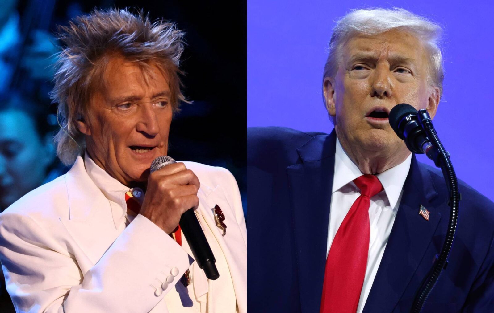 Rod Stewart attacks "draft dodger" Donald Trump over "unbearable" false claims about British troops in Afghanistan