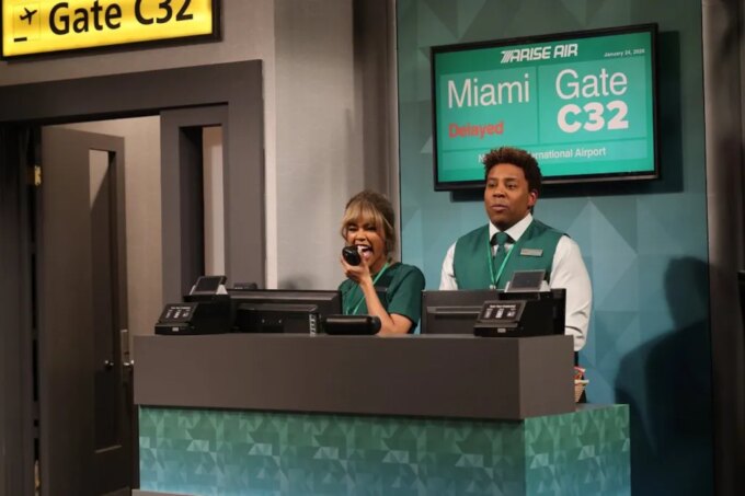 Teyana Taylor Delivers Musical Flight Announcements in Sketch