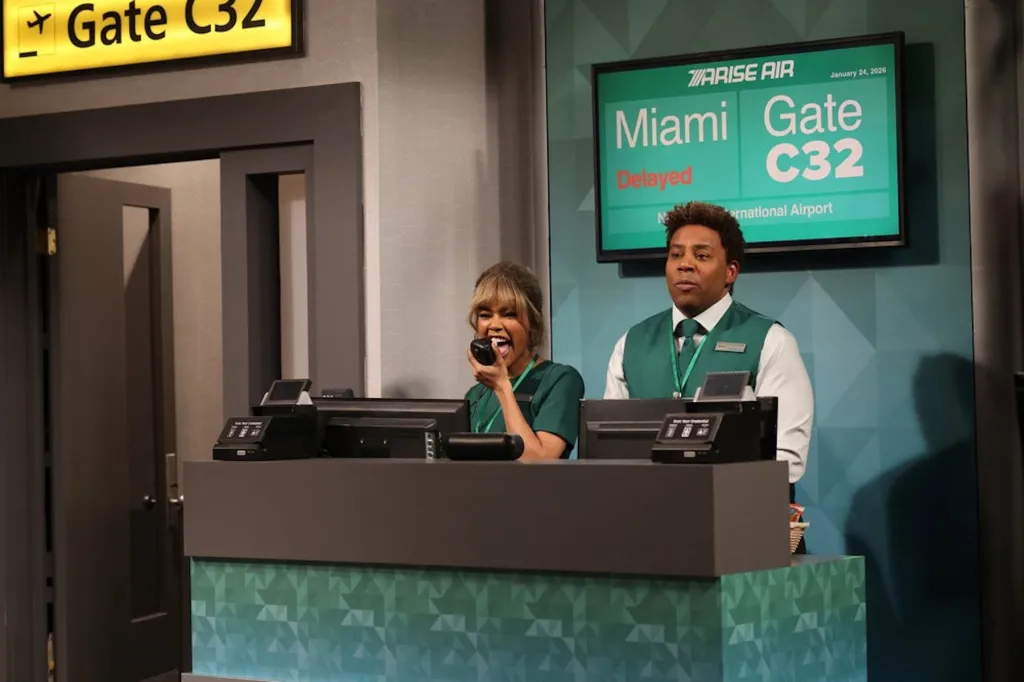 Teyana Taylor Delivers Musical Flight Announcements in Sketch