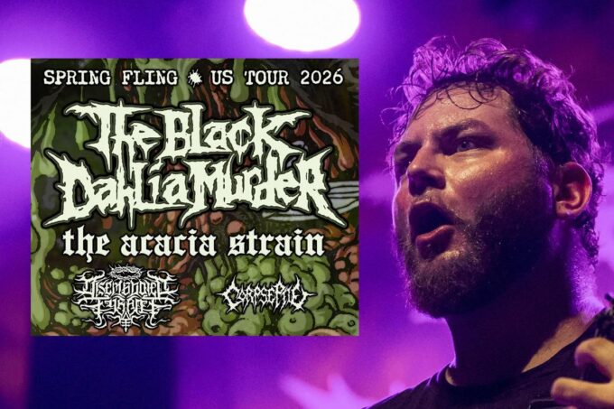 The Black Dahlia Murder Book 23-Date U.S. Headline Tour