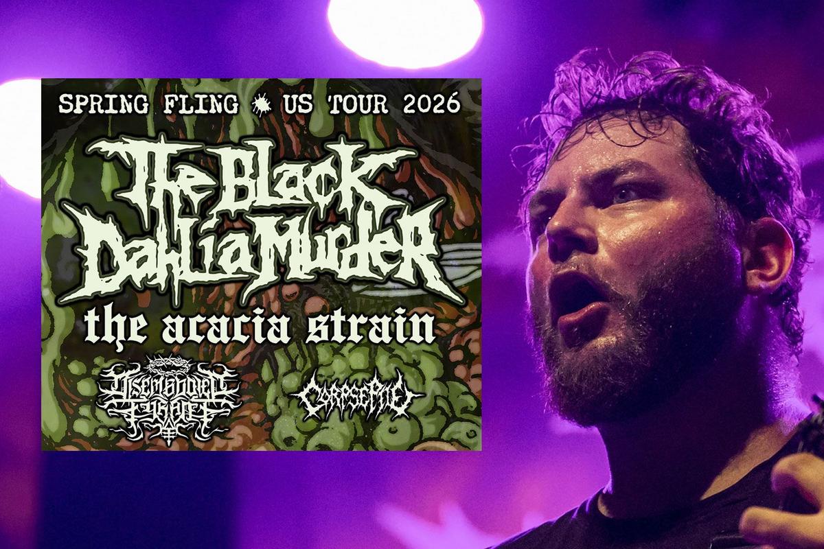The Black Dahlia Murder Book 23-Date U.S. Headline Tour