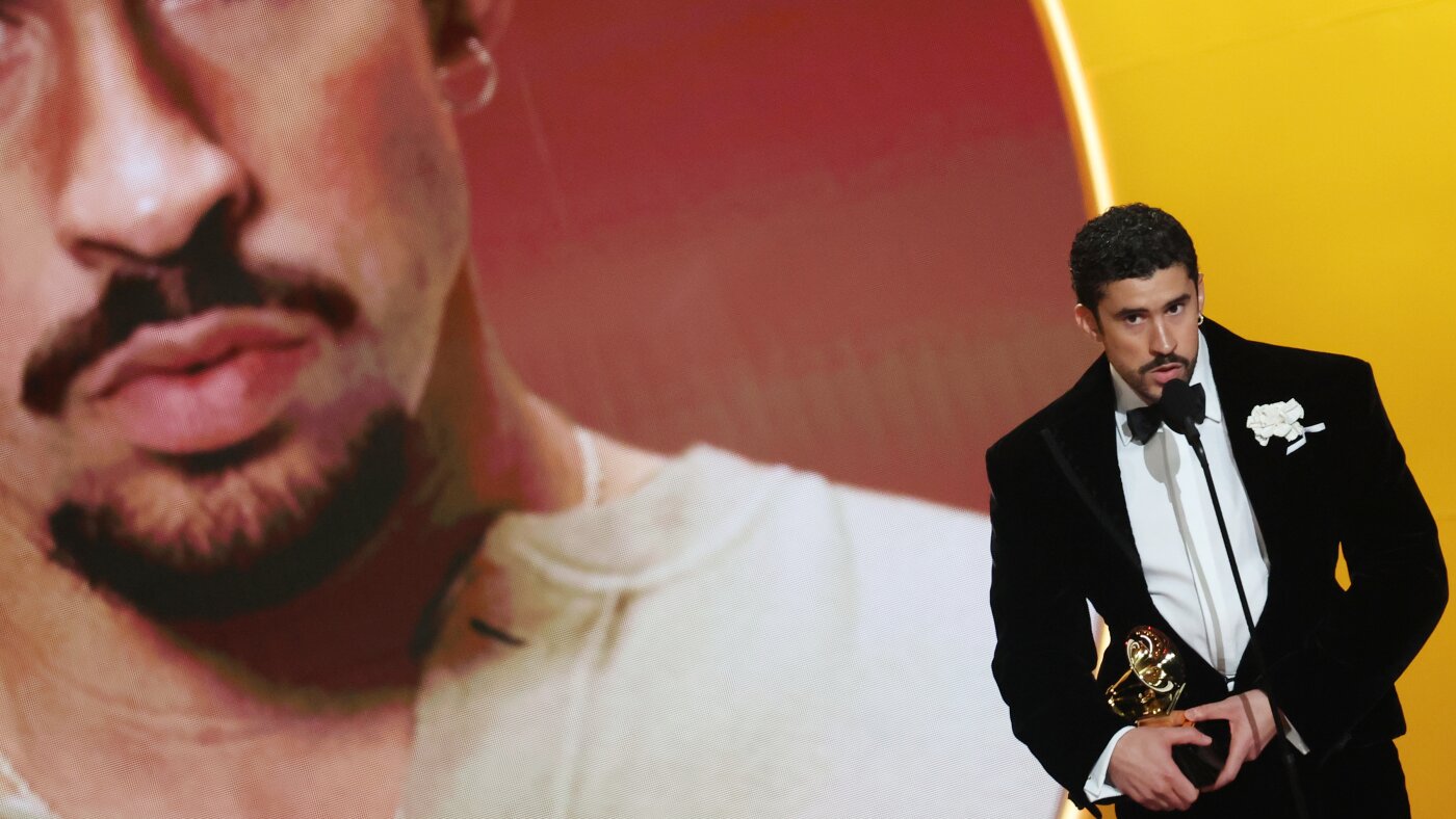 Bad Bunny wins Grammy for album of the year : NPR