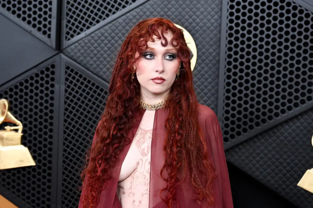 Chappell Roan Grammys Nipple Piercings Used Gum Wrappers