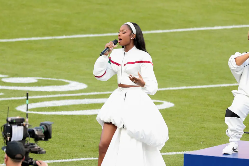 Coco Jones' Super Bowl Performance of Black National Anthem Stuns