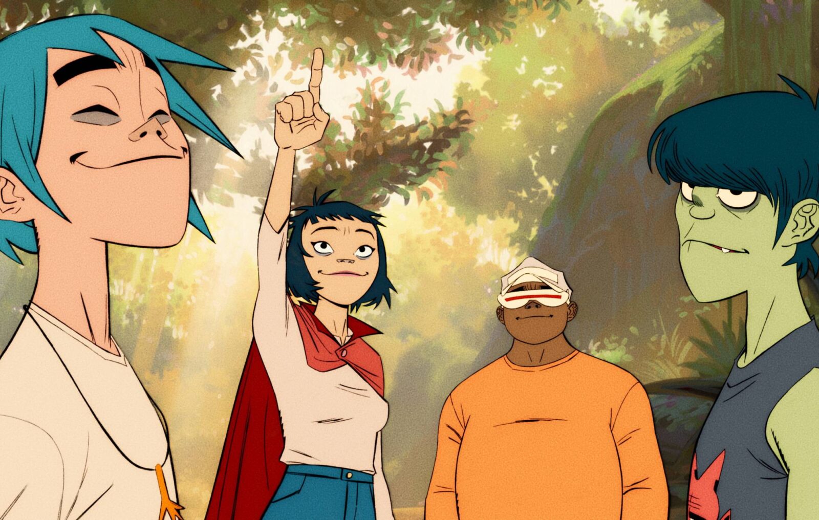 Gorillaz share beautiful new Jamie Hewlett-directed short film 'The Mountain, The Moon Cave & The Sad God'