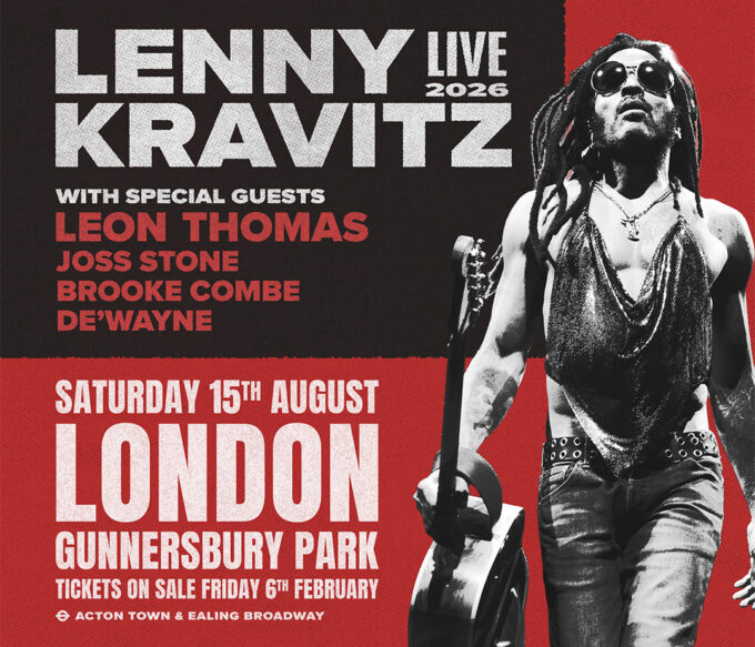 Lenny Kravitz to headline Gunnerbury Park Festival 2026