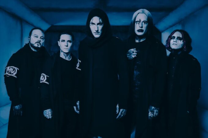 Motionless in White 1st Hot Hard Rock Songs No. 1 'Afraid of the Dark'