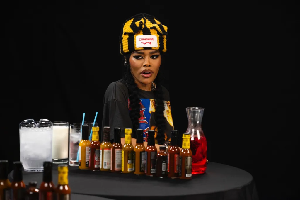 Teyana Taylor Keeps Her Cool on 'Hot Ones,' Talks Fantasy Restaurant