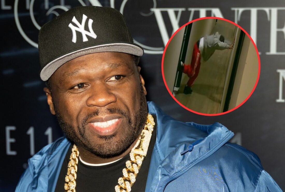 50 Cent Posts Clip of Jim Jones Allegedly Breaking Into Studios