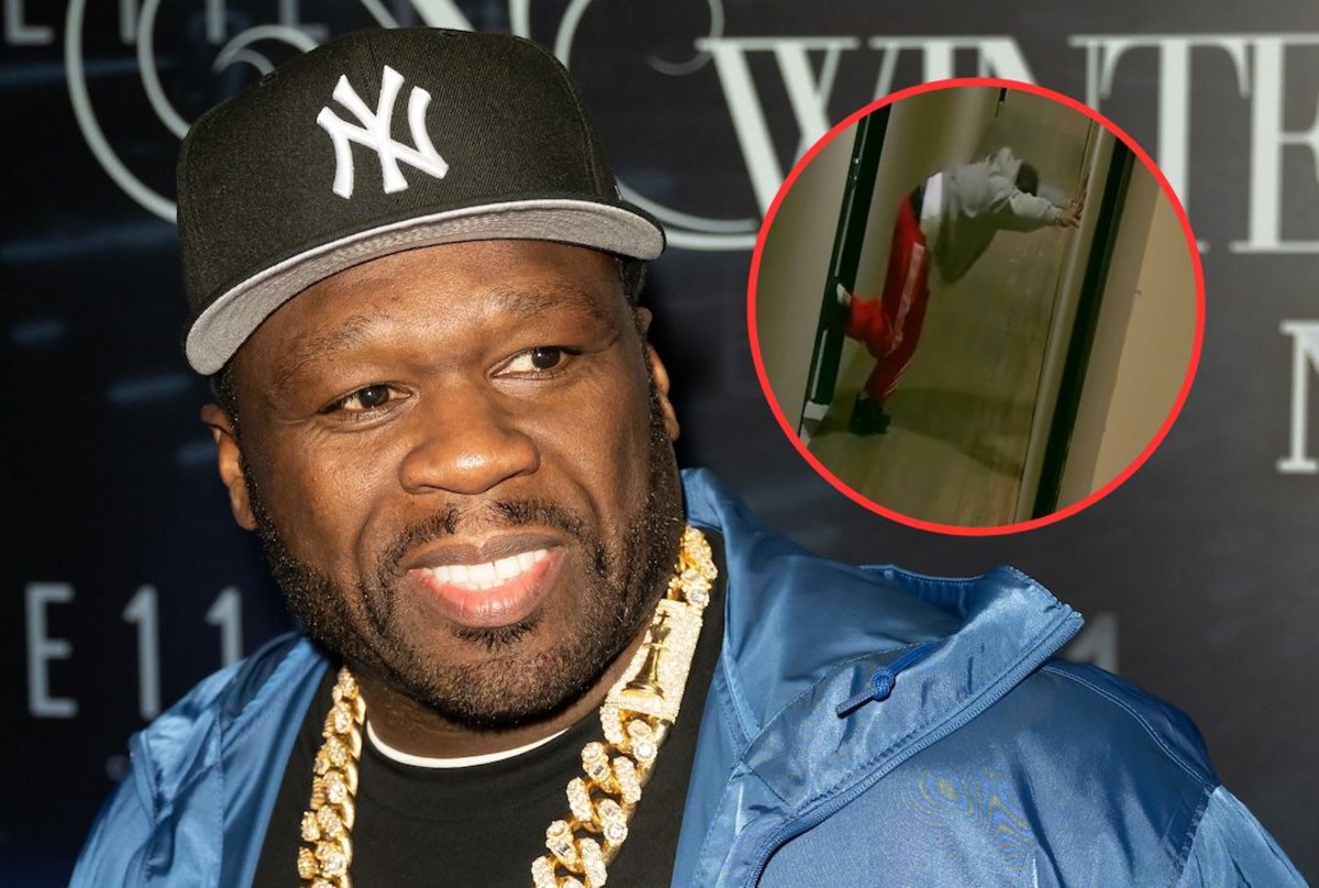 50 Cent Posts Clip of Jim Jones Allegedly Breaking Into Studios
