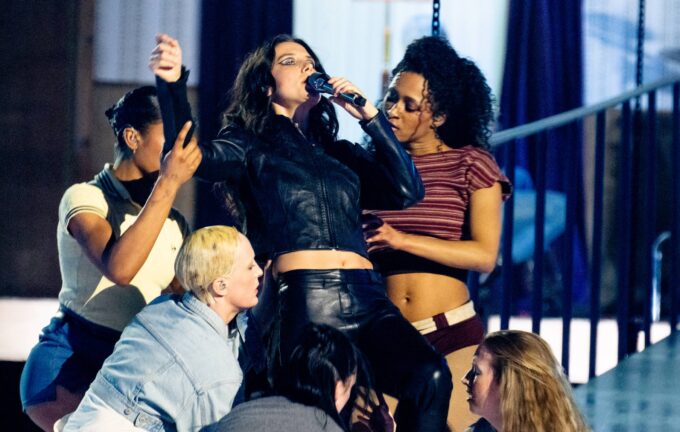 Check out Wolf Alice's theatrical BRITs 2026 performance of 'The Sofa'