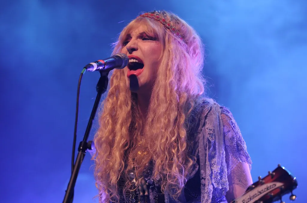 Courtney Love Appears to Tease Hole's Comeback in Post With Bassist