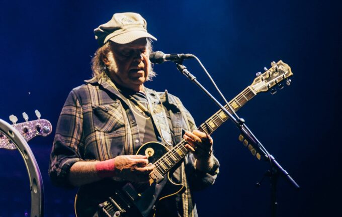 Neil Young is back in the studio writing songs about "the worst president in the history of our country"