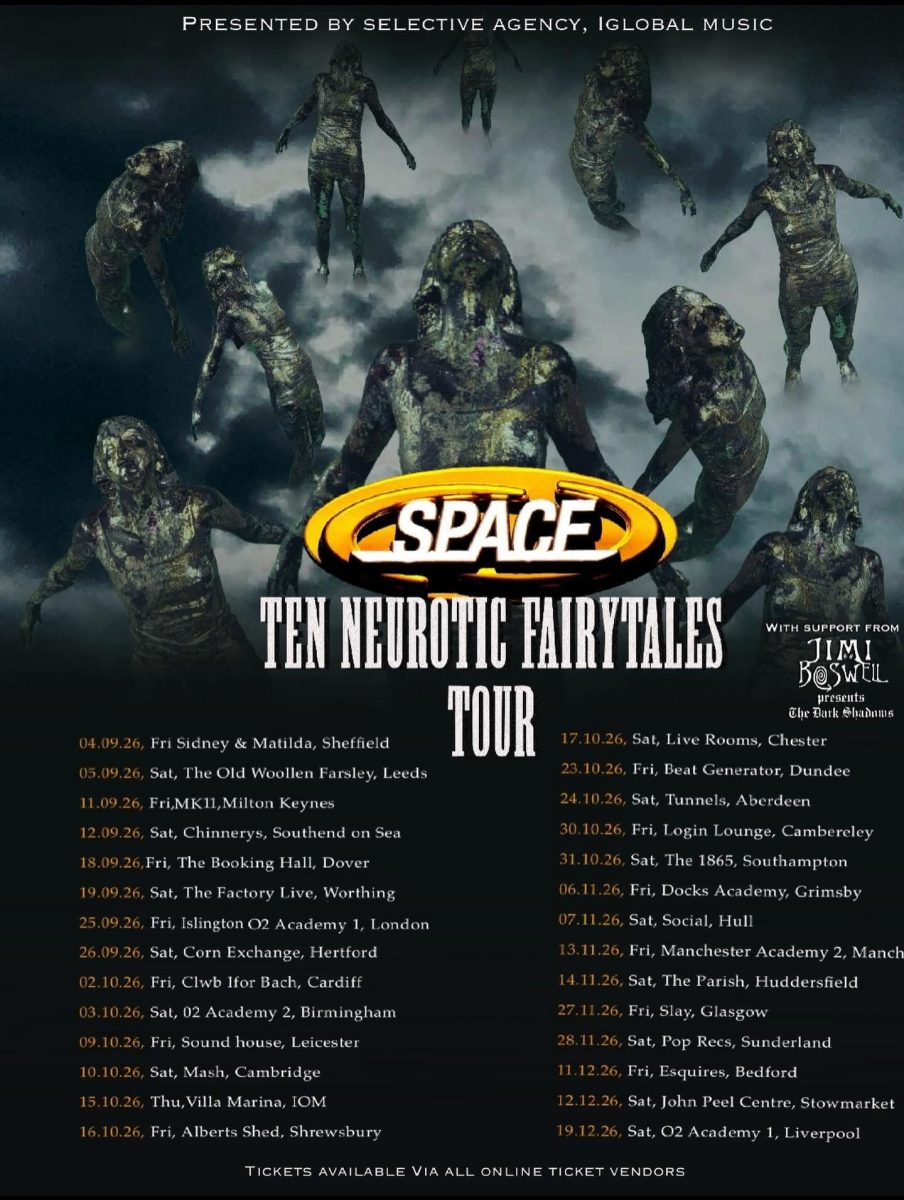 Space announce Ten Neurotic Fairytales UK tour