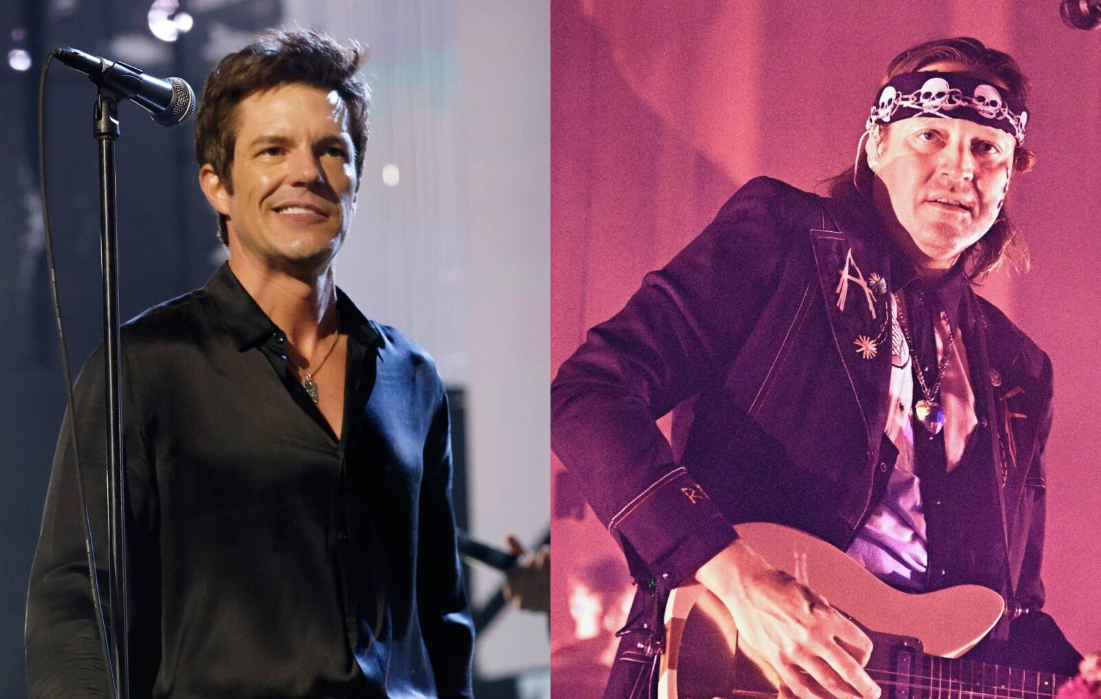 Watch Arcade Fire's Win Butler join The Killers for 'Rebellion (Lies)' and 'When You Were Young' in Colombia
