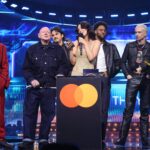 Wolf Alice's Ellie Rowsell calls for support for grassroots music venues in BRITs Best Group acceptance speech