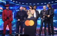 Wolf Alice's Ellie Rowsell calls for support for grassroots music venues in BRITs Best Group acceptance speech
