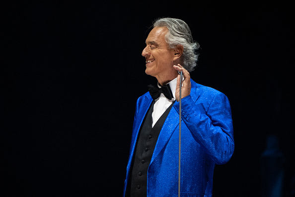 Andrea Bocelli and Los Angeles Azules Perform at Mexico City’s Zocalo