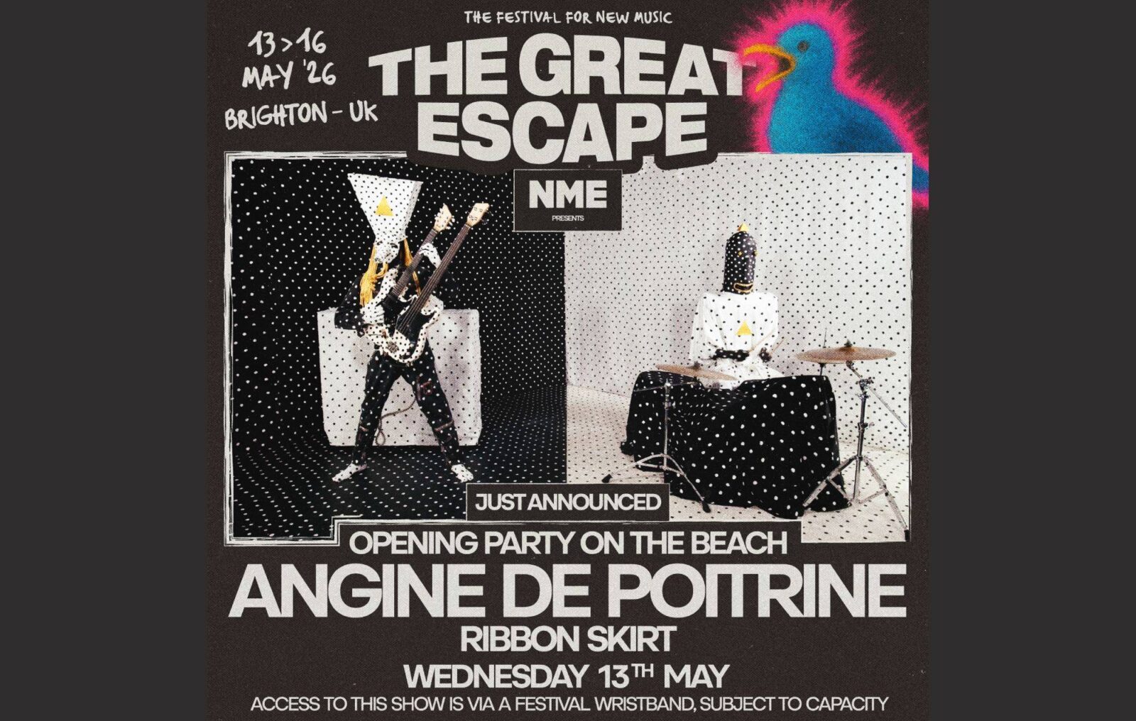 Angine de Poitrine to headline opening beach party, presented by NME