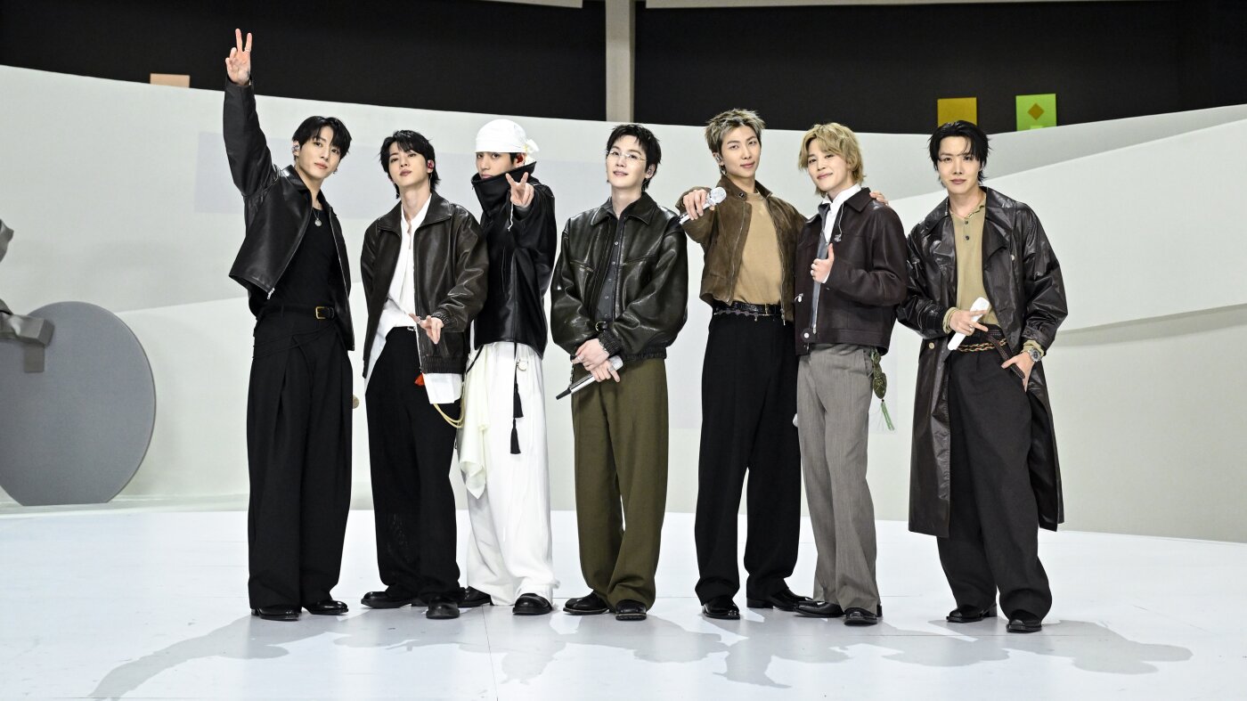 BTS rampages to the top of the charts : NPR