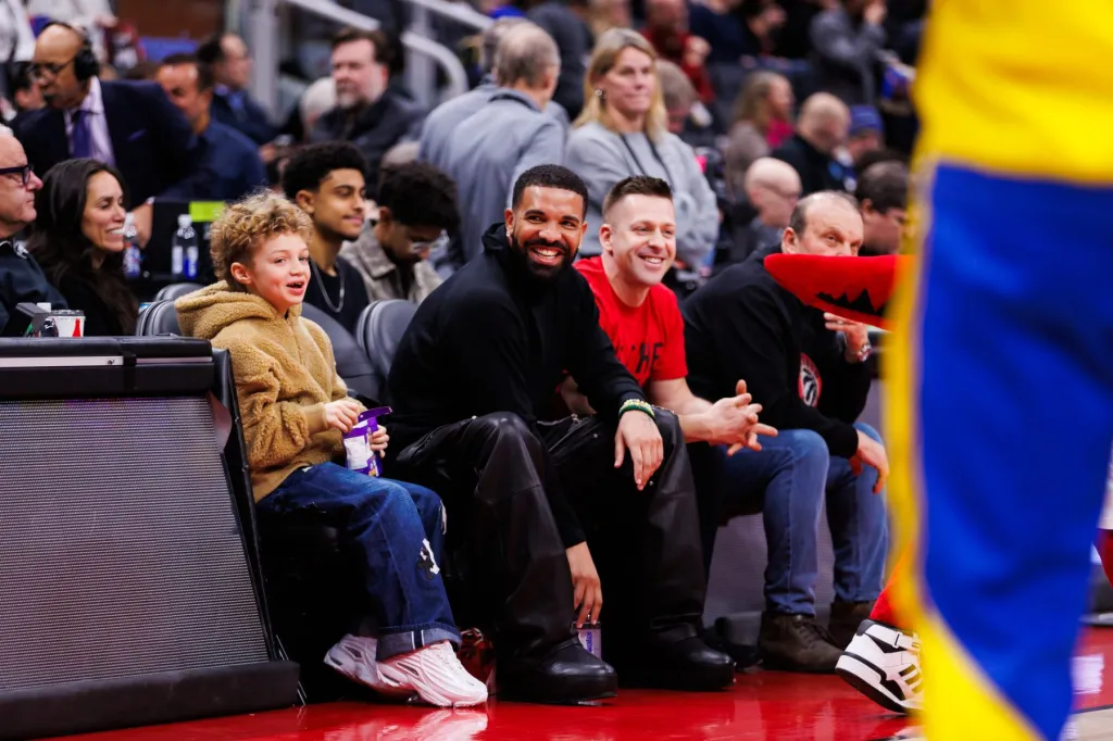 Drake Teases 'Iceman' With Frozen Seats at Toronto Raptors Game