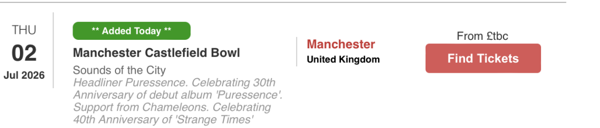 Puressence have announced their biggest show yet at the 8000