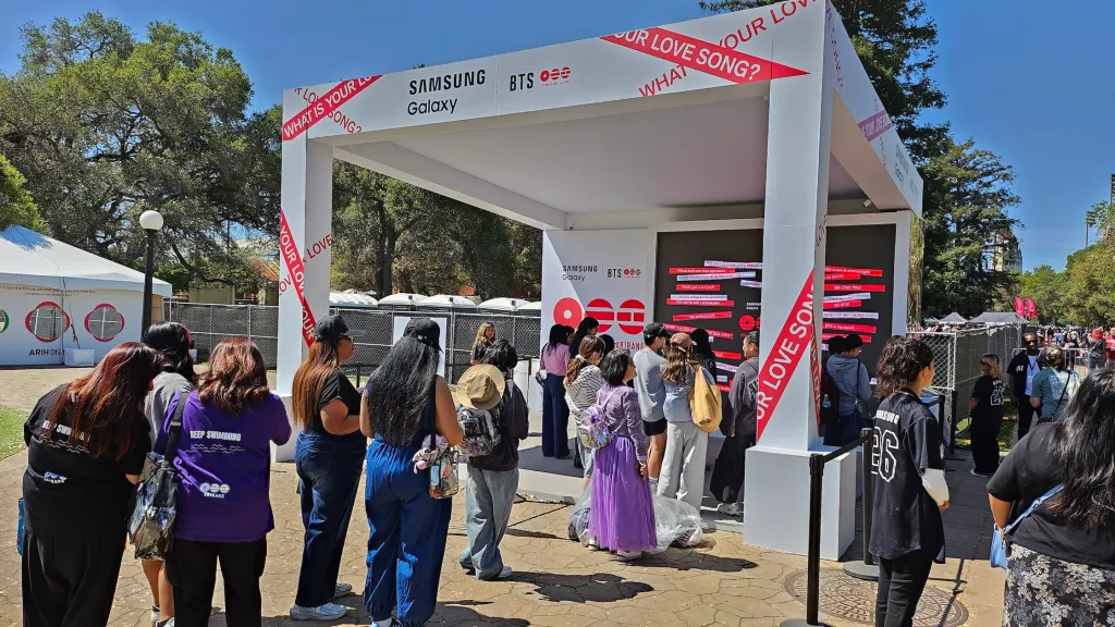 BTS Arirang Tour Samsung Fan Activations: Photos, Locations, Details