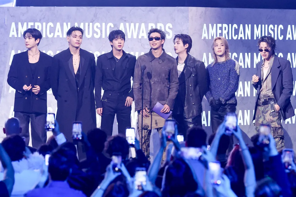 BTS Wins Artist of the Year at 2026 AMAs, Thanks ARMY for Support