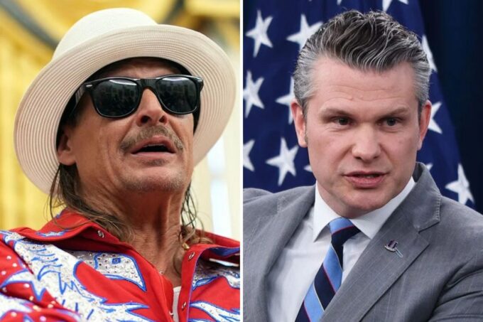 Backlash Over Kid Rock's Army Helicopter Flight With Pete Hegseth
