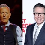 Bruce Springsteen hails Stephen Colbert as "the first guy in America who lost his show because we got a president who can't take a joke"