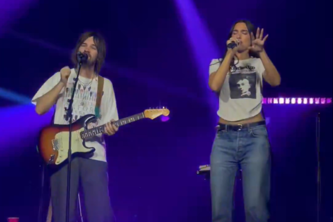 Dua Lipa Joins Tame Impala On Stage In London For Surpise Performance Of 'Houdini'