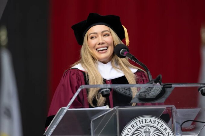 Hilary Duff's Northeastern University Commencement Speech