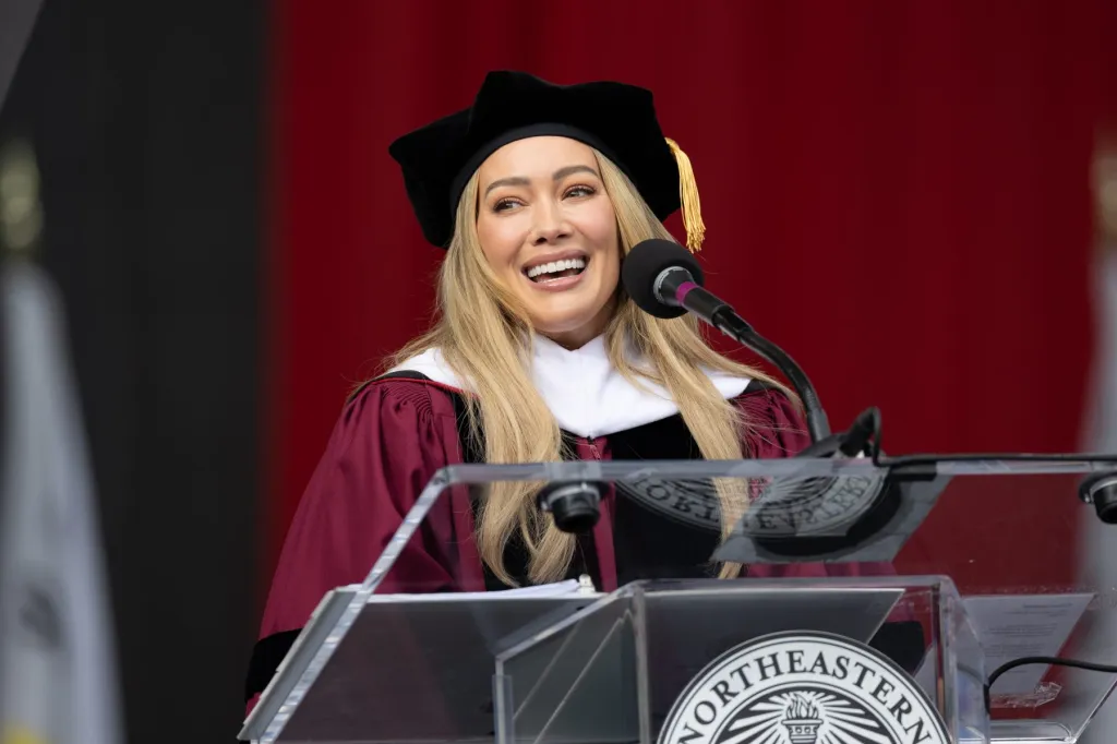 Hilary Duff's Northeastern University Commencement Speech