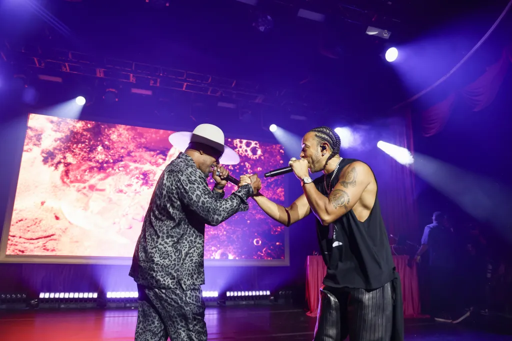 Jamie Foxx, Kevin Hart Join Ludacris at Carbone Beach Miami: Photos