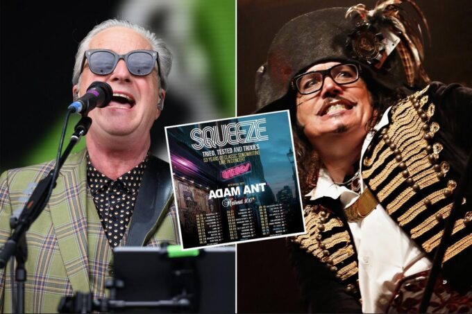 Squeeze Sets North American Tour With Adam Ant and Haircut 100