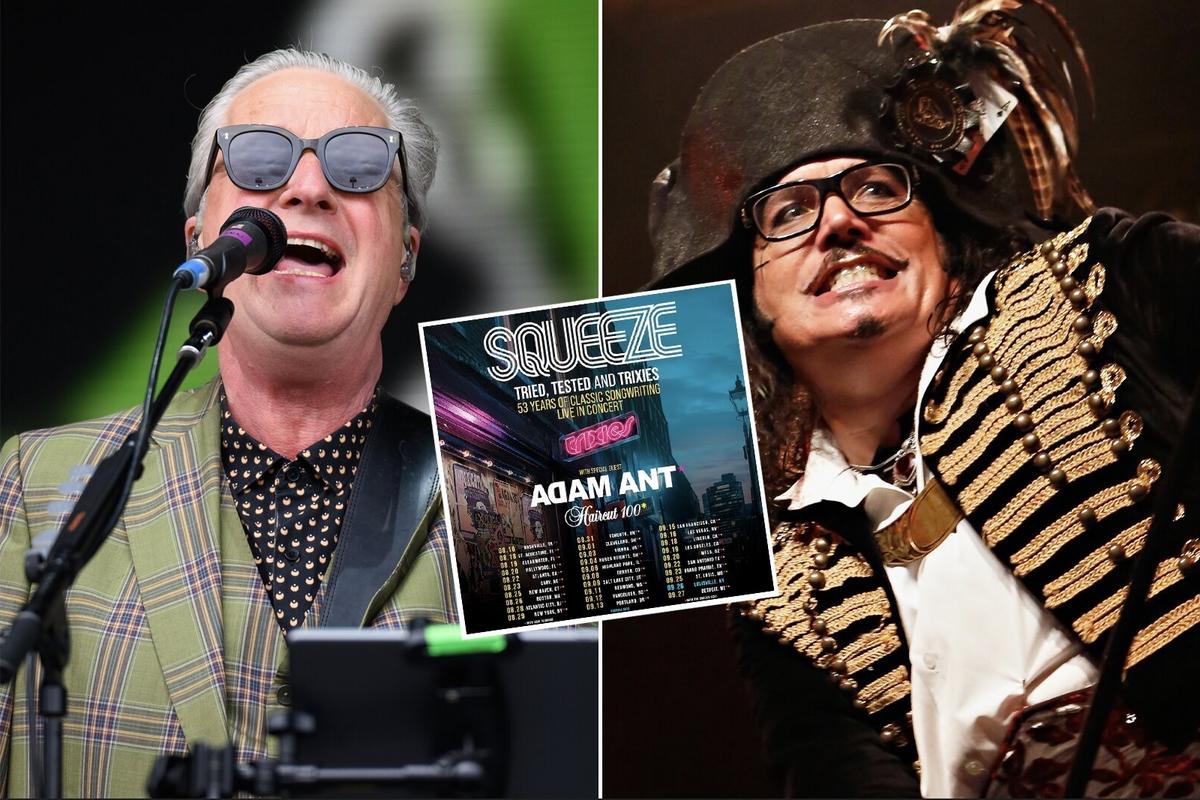 Squeeze Sets North American Tour With Adam Ant and Haircut 100